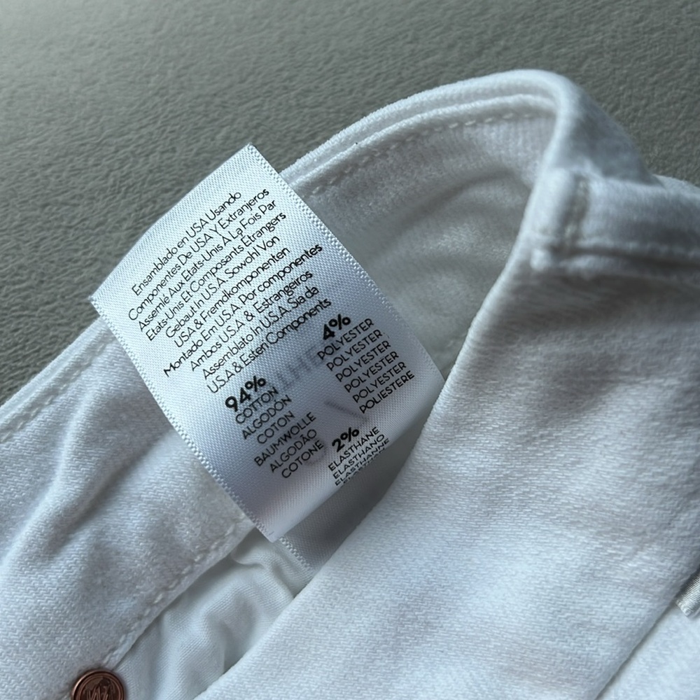 New MOTHER High Waisted Looker Ankle Fray in Fairest of Them All Size 27 - Picture 13 of 13